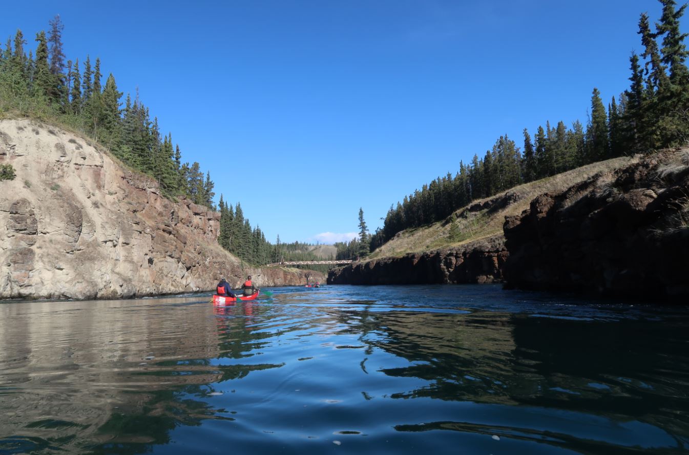 Whitehorse the wilderness city in de Yukon